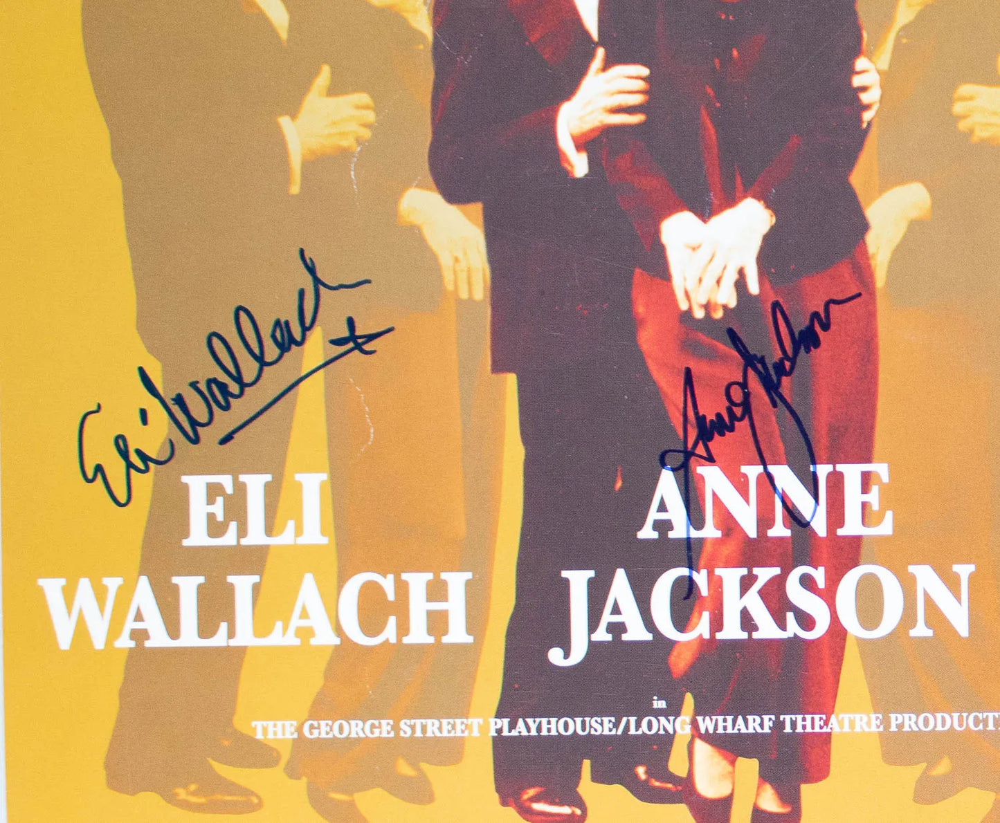 Eli Wallach & Anna Jackson Signed (JSA COA) ‘Down the Garden Paths’ 14×22 Broadway Poster