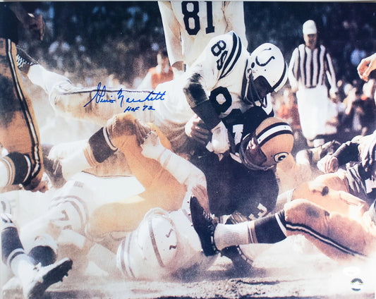 Gino Marchetti “HOF 72” Signed Baltimore Colts 16×20 Photo (JSA COA)