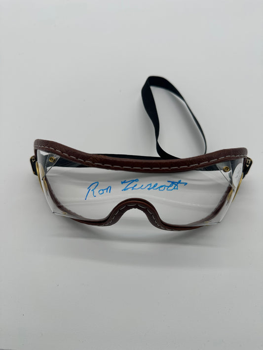 Ron Turcotte Signed Jockey Goggles (JSA)