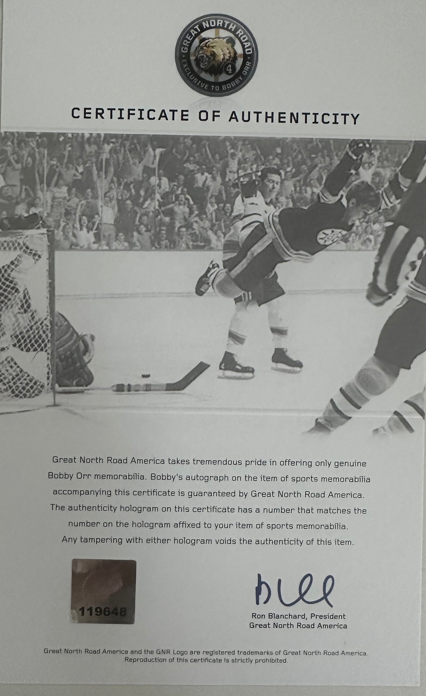 Bobby Orr Signed Bruins 11x14 Photo (Orr)