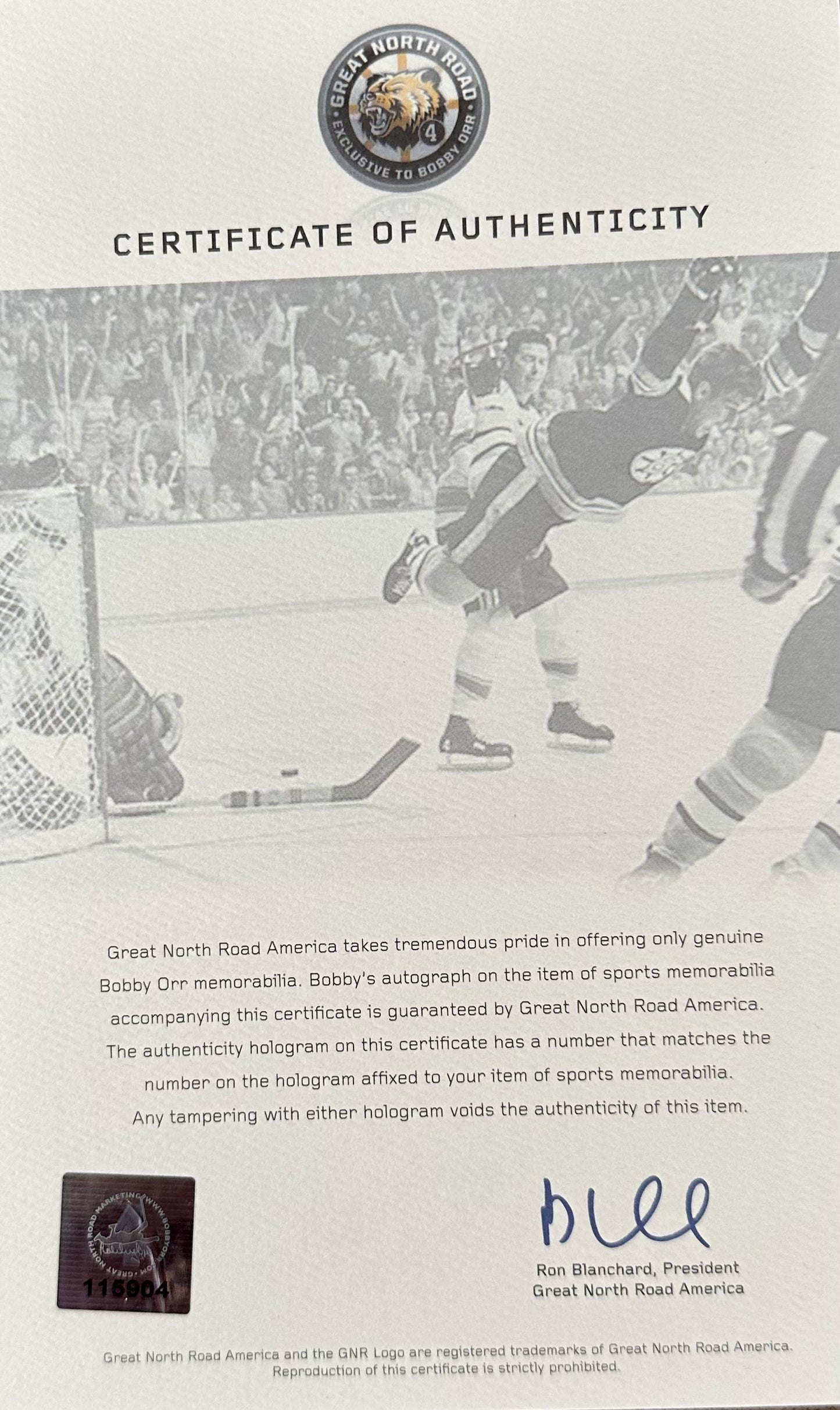 Bobby Orr Signed Bruins 11x14 Photo (Orr)