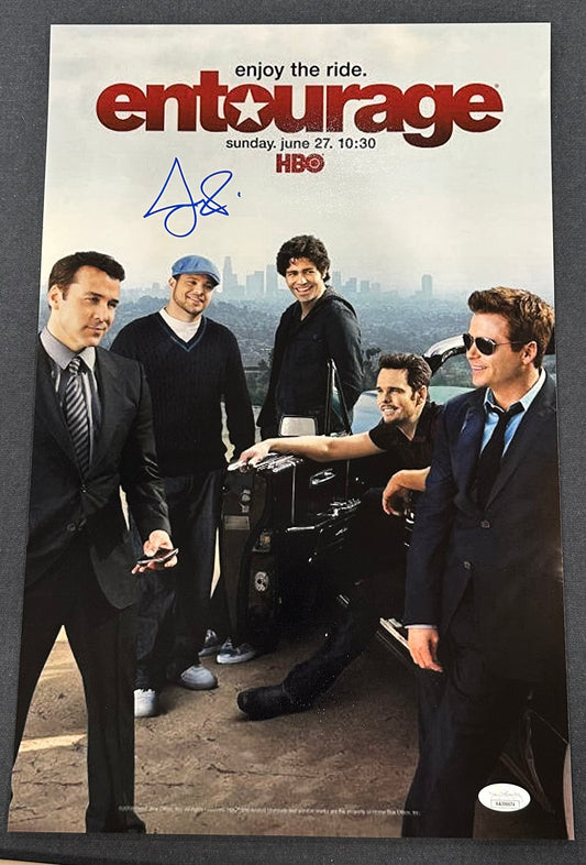 Jeremy Piven Signed "Entourage" 11x17 Poster (JSA)