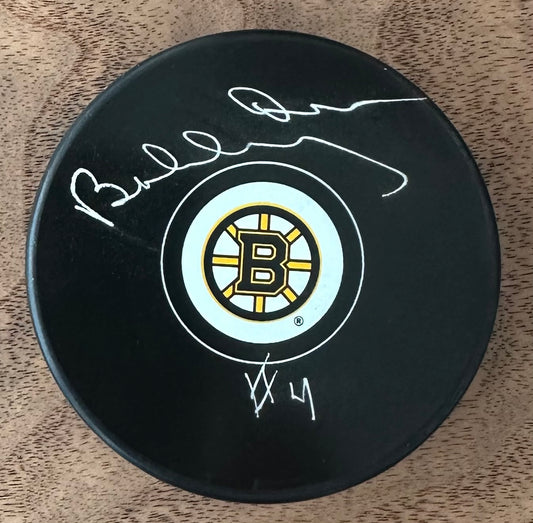 Bobby Orr Signed Bruins Logo Hockey Puck (Beckett COA)