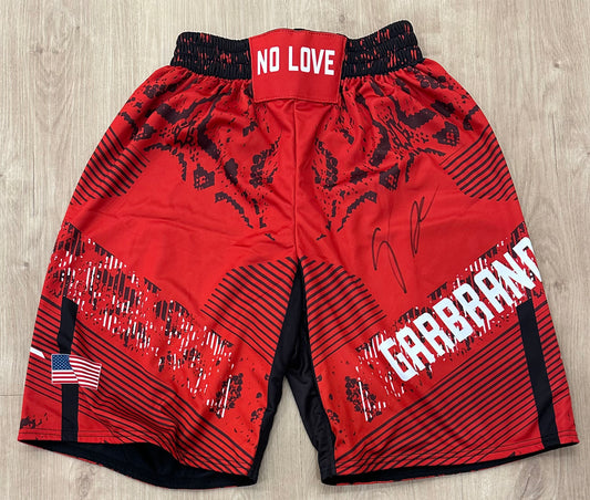 Cody Garbrandt Signed (Beckett) "No Love" Custom Fight Shorts - UFC Bantamweight Champion I Beckett Witnessed