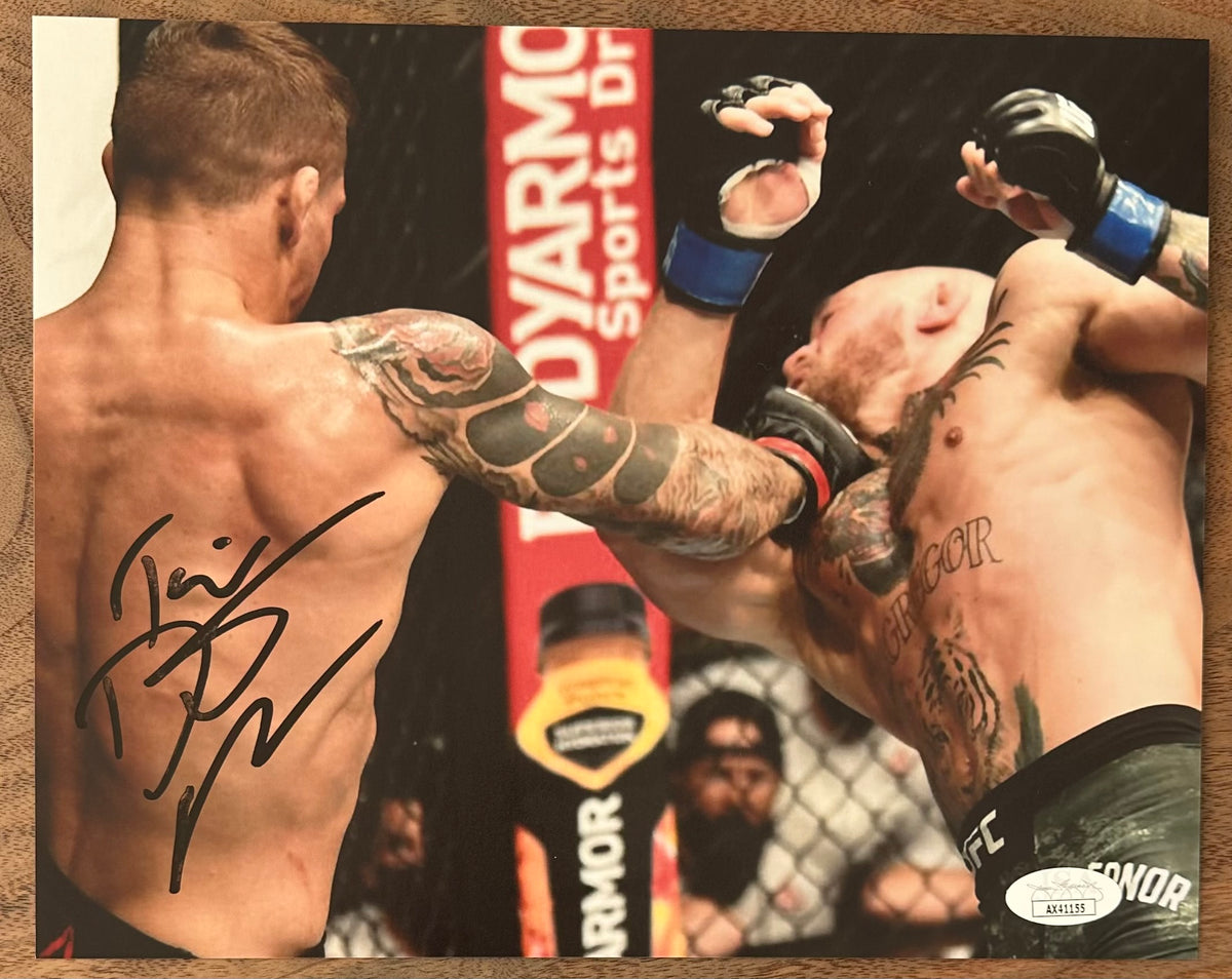 Dustin Autograph Dustin Poirier Signed (JSA) UFC 8x10 Photo – Autograph Boss