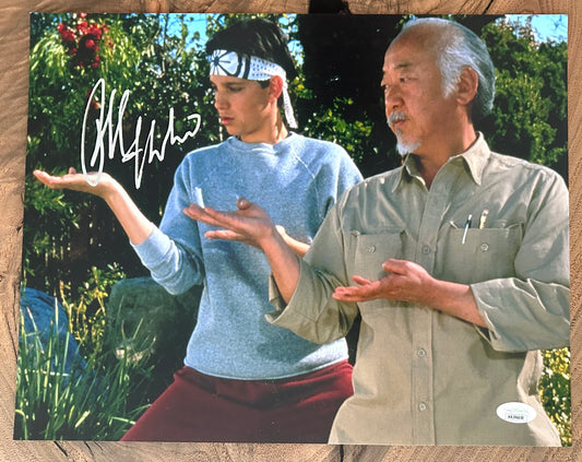 Ralph Macchio Signed (JSA) "The Karate Kid" 11x14 Photo - JSA Witnessed
