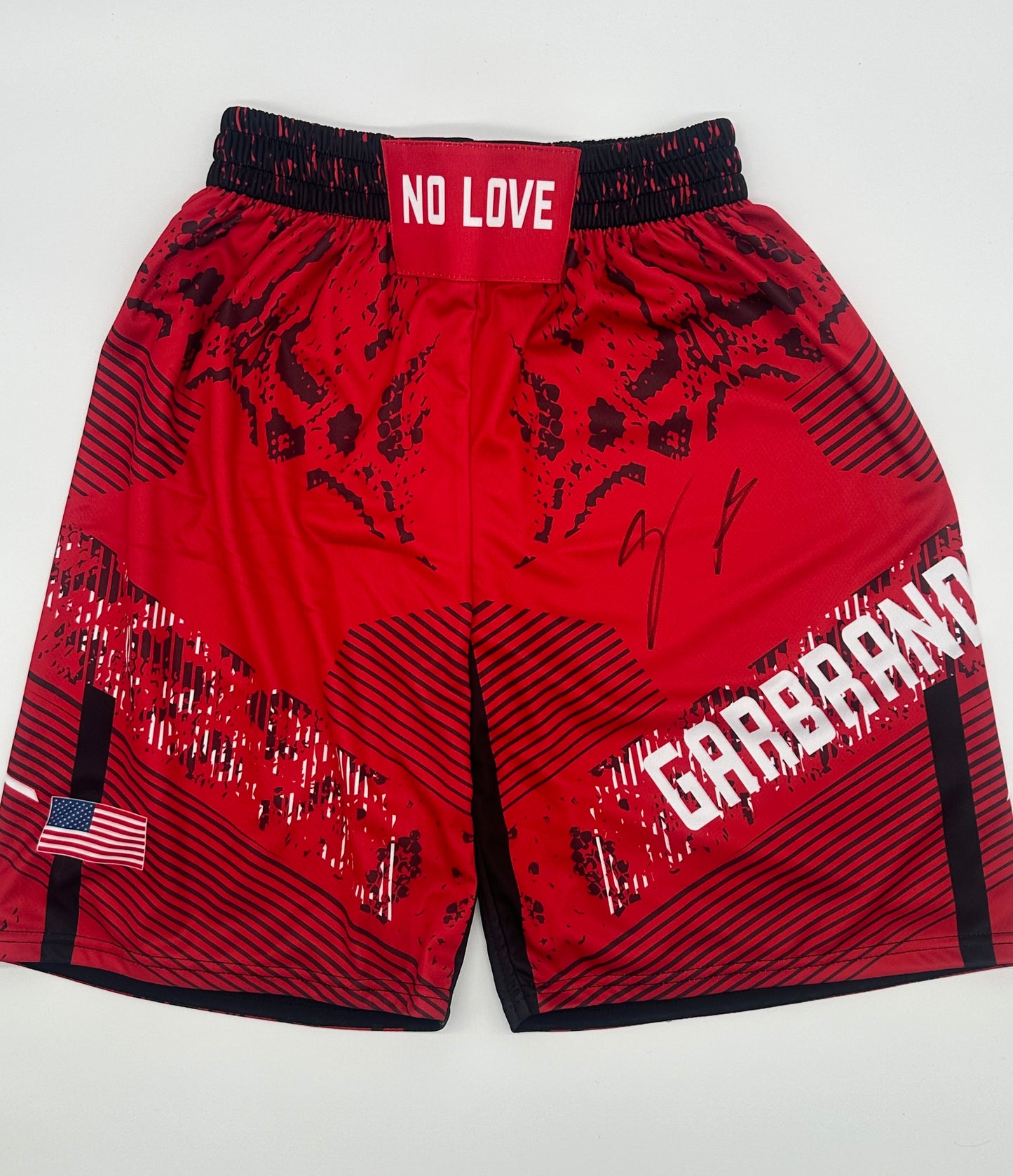 Cody Garbrandt Signed (Beckett) "No Love" Custom Fight Shorts - UFC Bantamweight Champion I Beckett Witnessed