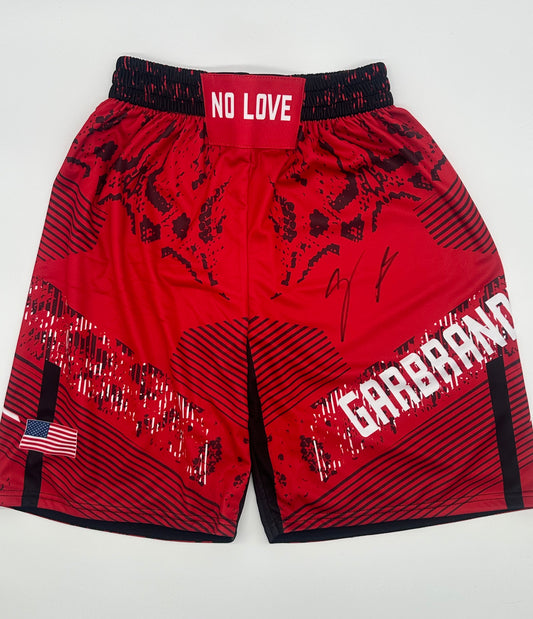 Cody Garbrandt Signed (Beckett) "No Love" Custom Fight Shorts - UFC Bantamweight Champion I Beckett Witnessed