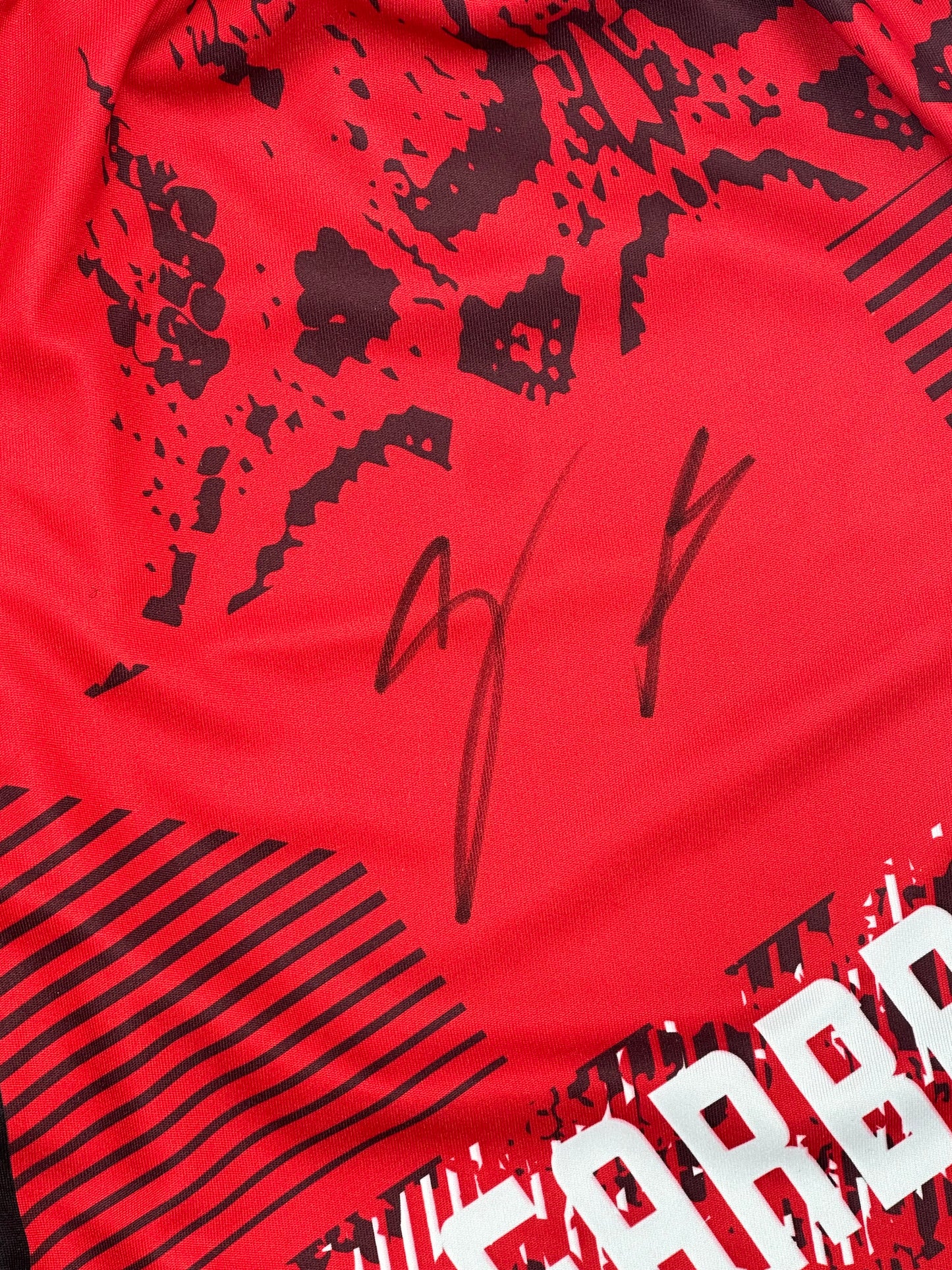 Cody Garbrandt Signed (Beckett) "No Love" Custom Fight Shorts - UFC Bantamweight Champion I Beckett Witnessed