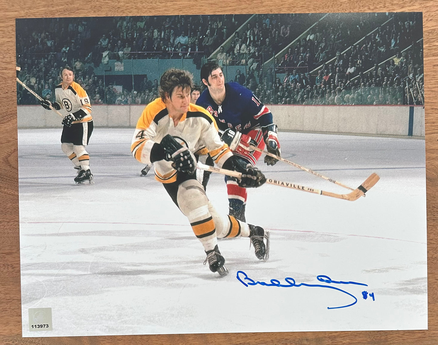 Bobby Orr Signed Bruins 11x14 Photo - Official Bobby Orr Hologram & COA