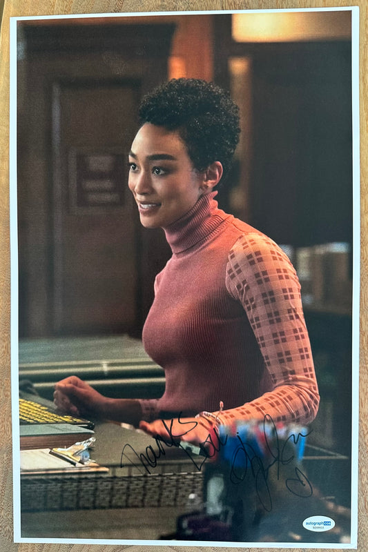 Tati Gabrielle Signed (ACOA) "You" 11x17 Photo Inscribed "Thanks, Love" - Marienne Bellamy
