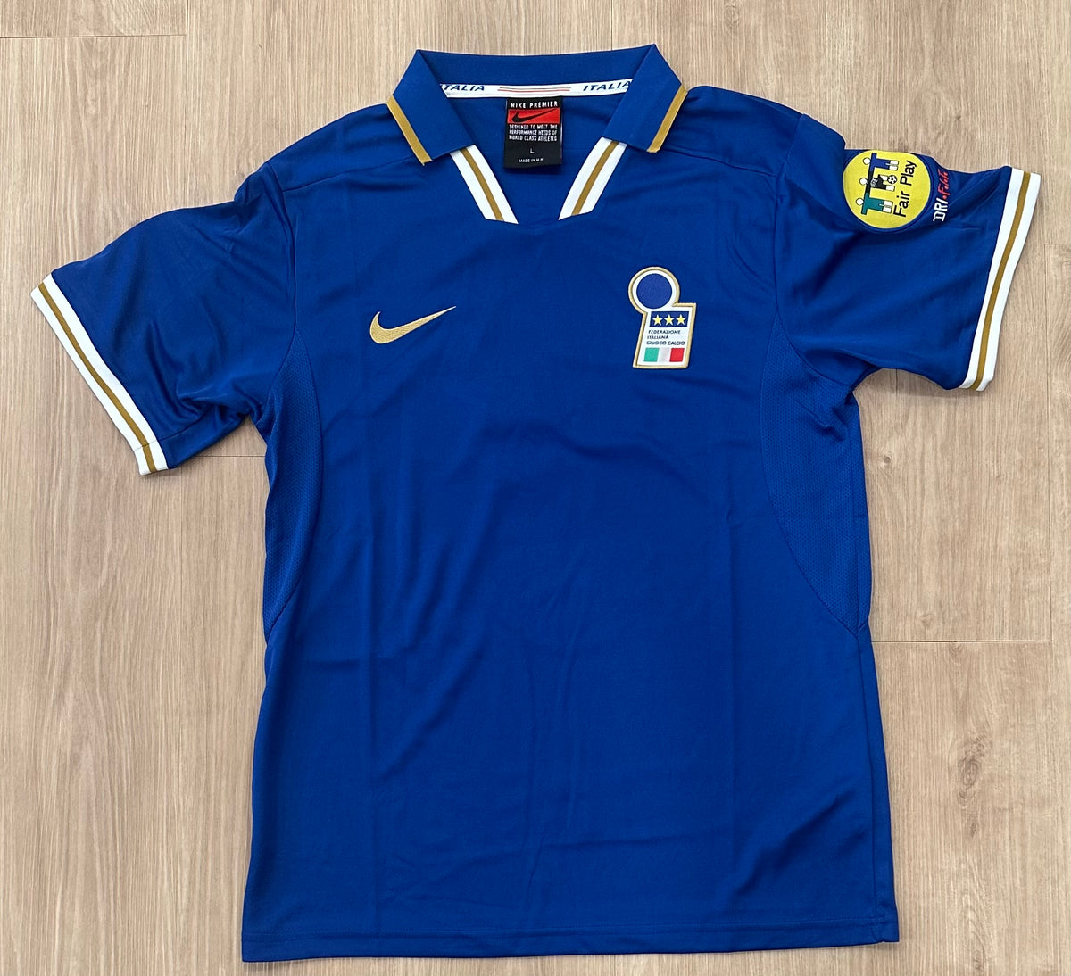 Paolo Maldini Signed (Beckett) Italy National Team Nike Authentic Jersey