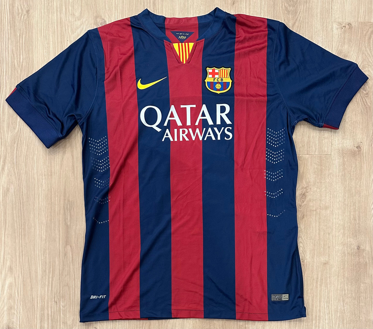 Javier Mascherano Signed (Beckett) Barcelona Nike Authentic Jersey