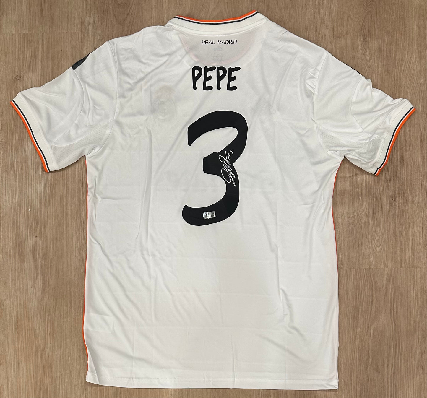 Pepe Signed Real Madrid CF Adidas Authentic Jersey (Beckett)