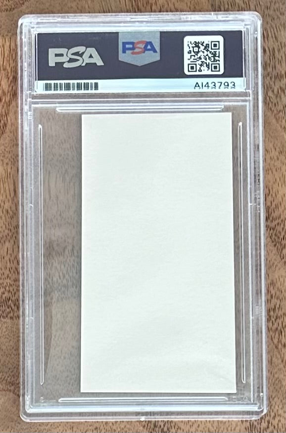 Peter Frampton Signed 2x4 Cut (PSA)