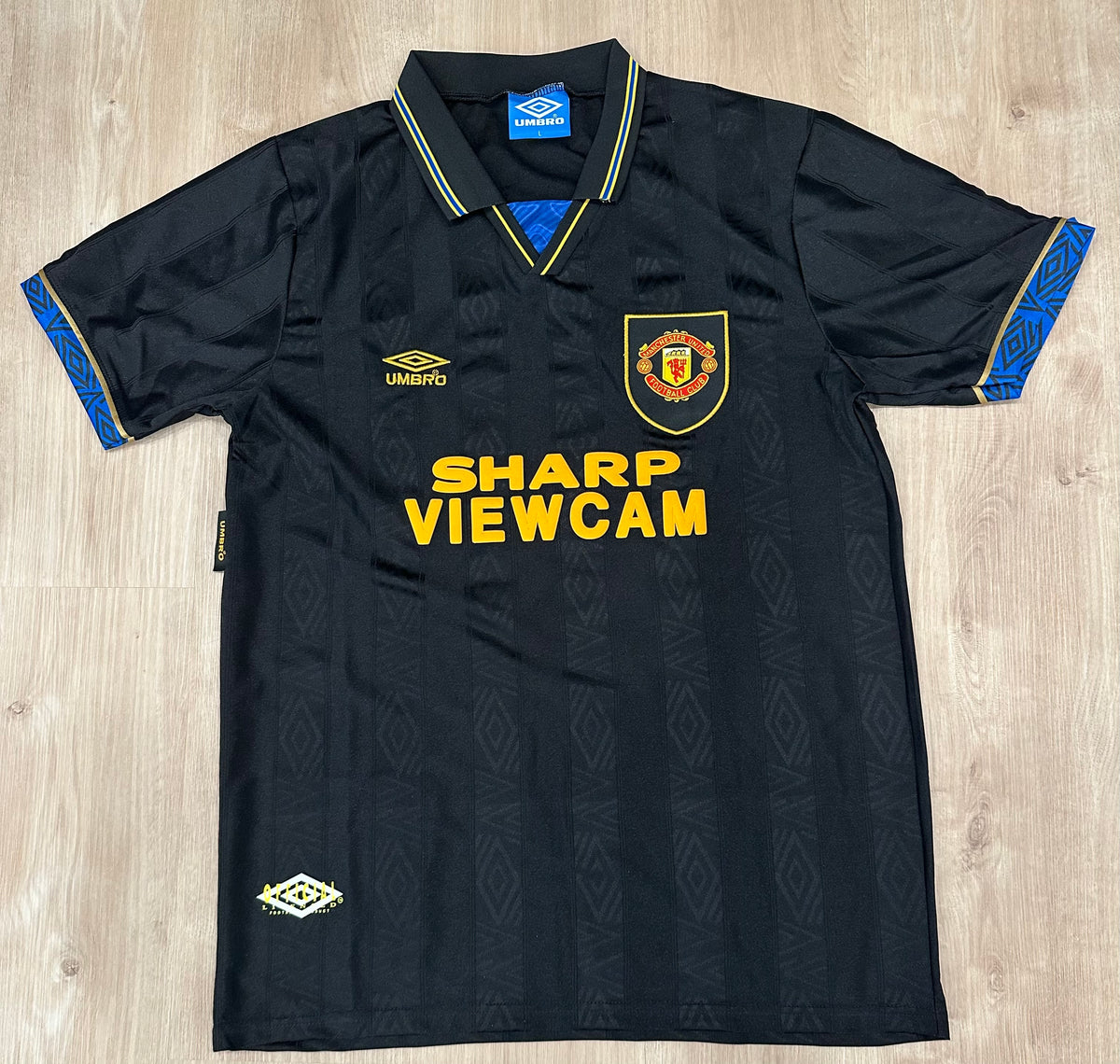 Nicky Butt Signed (Beckett) Manchester United Umbro Authentic Jersey