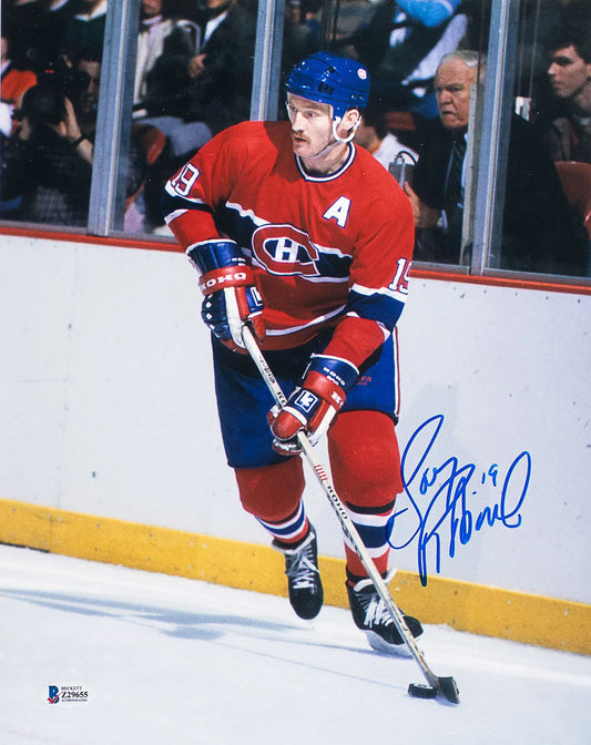 Larry Robinson Signed (Beckett) Montreal Canadiens 11×14 Photo