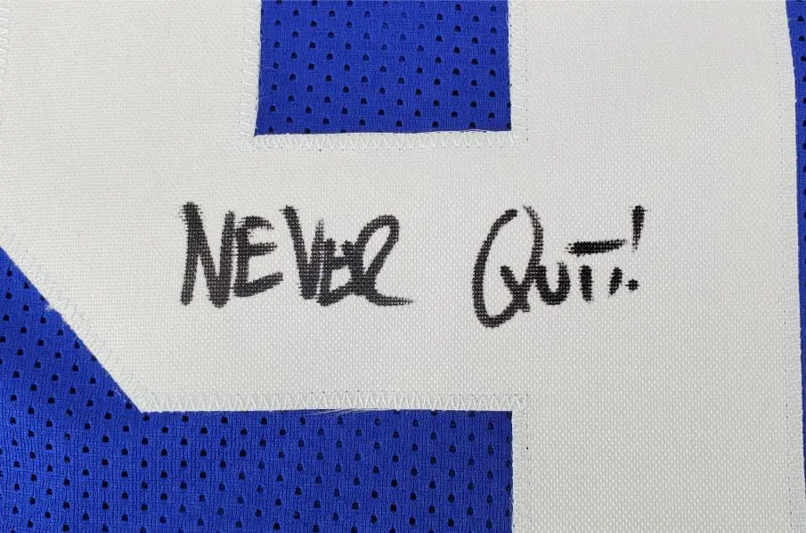 Robert O’Neill “Never Quit!” Signed (PSA) New York Giants ‘Never Forget’ Custom Jersey (PSA/DNA ITP COA)