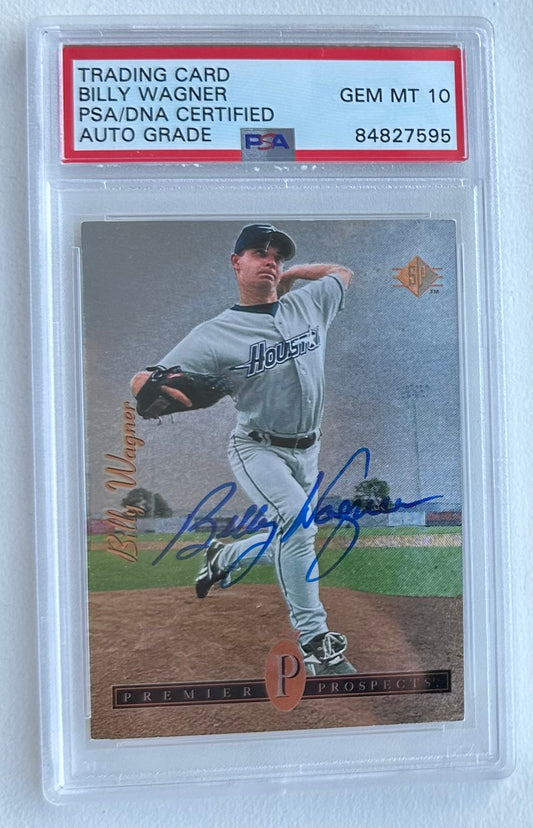 Billy Wagner Signed 1994 SP #18 FOIL RC (PSA) - Rookie Card | Autograph Graded (PSA) 10