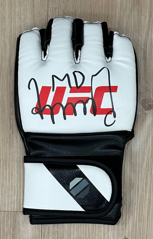 Merab Dvalishvili "The Machine" Signed UFC Glove (Beckett) Beckett Witnessed