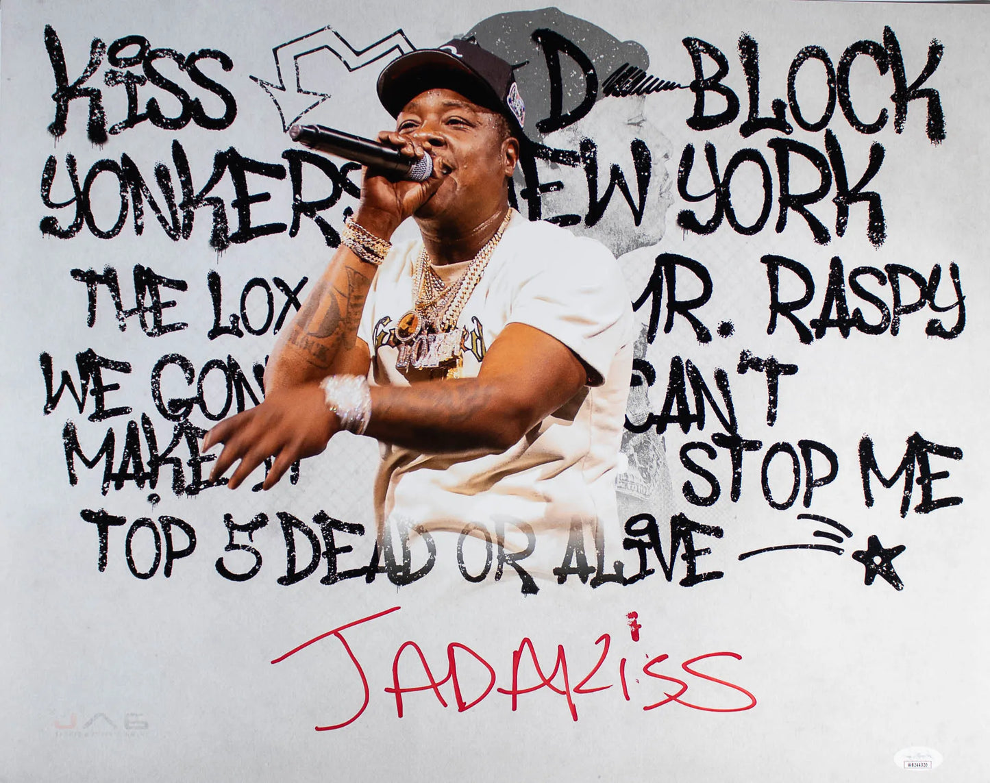 Jadakiss Signed 16×20 Photo (JSA Witness COA)