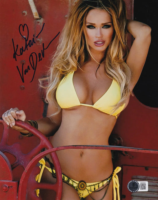 Katarina Van Derham Signed 8×10 Photo (Beckett Certified)