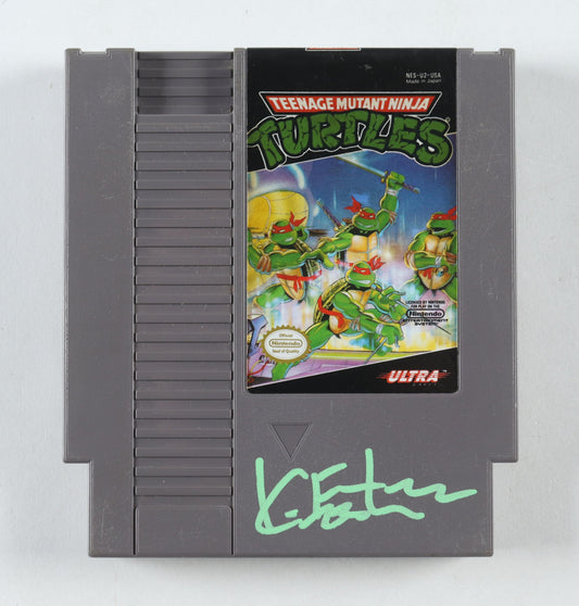 Kevin Eastman Signed Original 1989 Teenage Mutant Ninja Turtles Nintendo NES Video Game Cartridge (PA) - Co-Creator of the Teenage Mutant Ninja Turtles