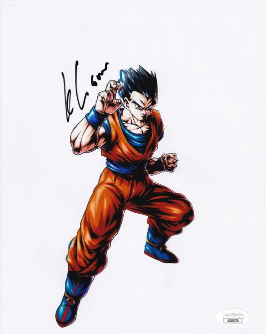 Kyle Hebert Signed Dragonball Z 8×10 Photo (JSA COA)