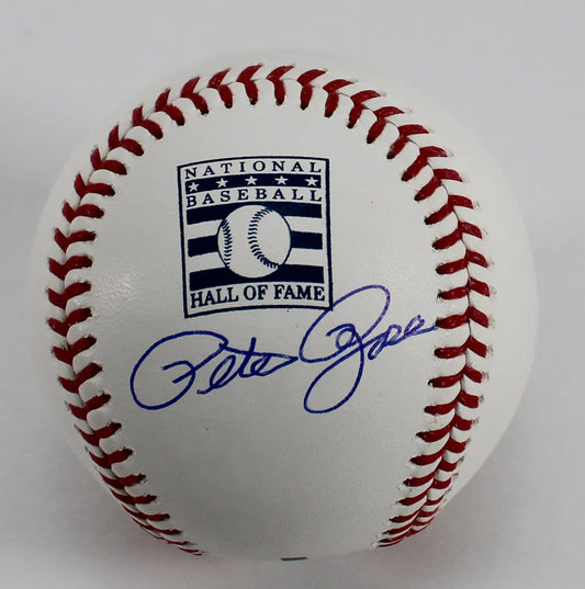 Pete Rose Signed Hall of Fame OML Baseball (JSA COA)