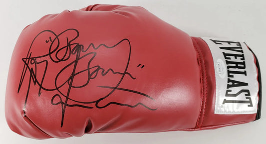 Ray Mancini “Boom Boom” Signed Red Everlast Boxing Glove (JSA Witness COA)