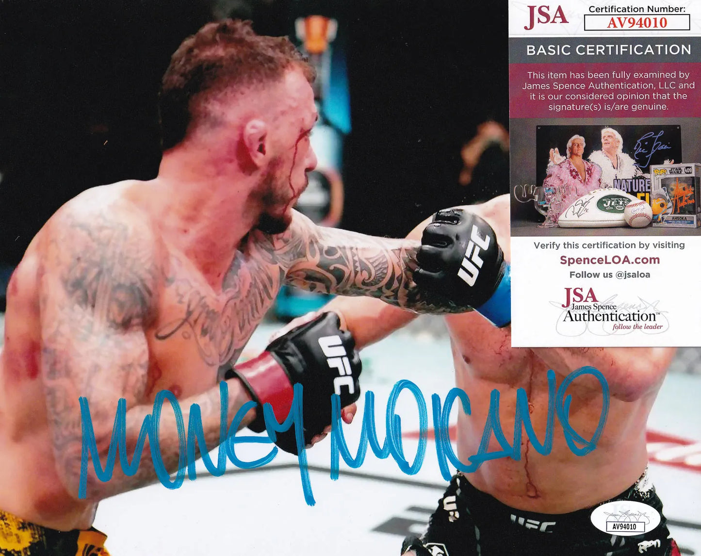 Renato Moicano “Money Moicano” Signed UFC 8×10 Photo (JSA COA)