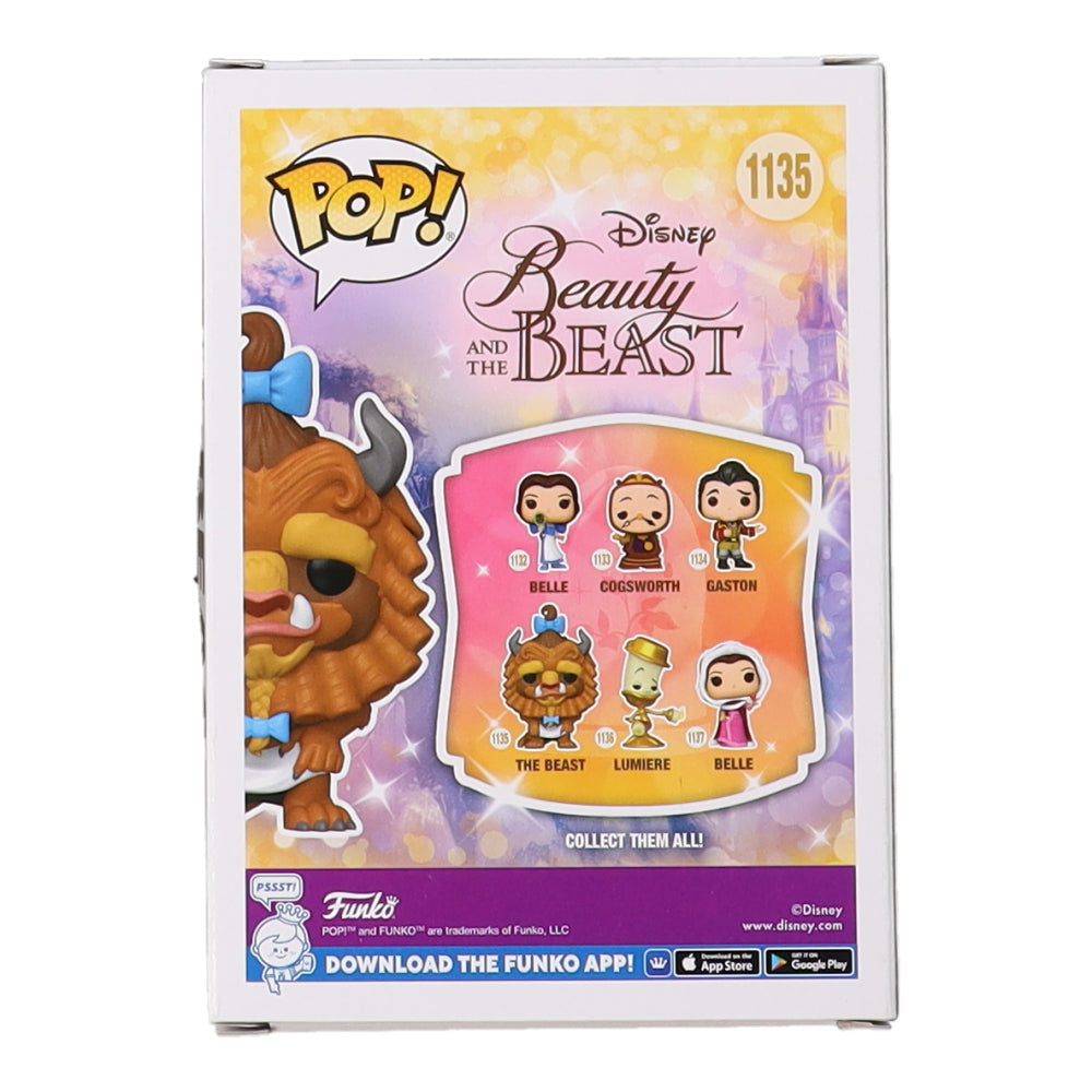 Robby Benson Signed "Beauty and the Beast" #1135 The Beast Funko Pop Vinyl Figure Inscribed "Beauty & The Beast" (OC Celebrity Marketing)