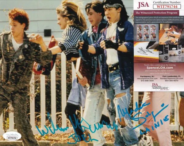 William McNamara “Joel” and Meredith Salenger “Lainie” Dual Signed (JSA) Dream A Little Dream 8×10 Photo (JSA Witness COA)