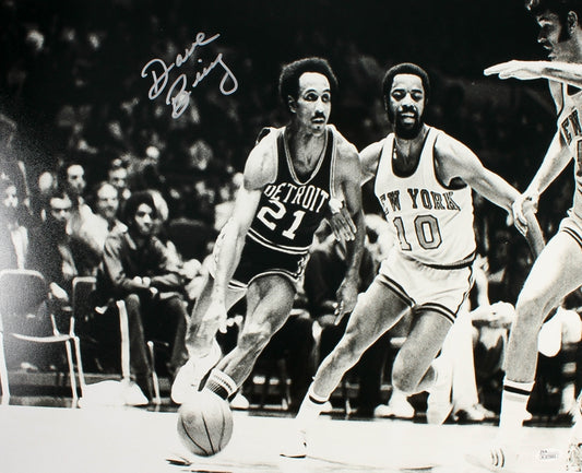 Dave Bing Signed Pistons 16x20 Photo (JSA COA)