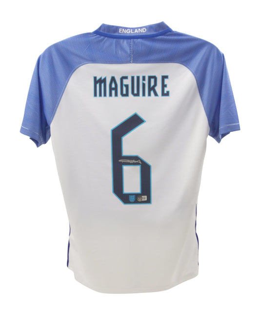 Harry Maguire Signed (Beckett) England National Team Nike Jersey