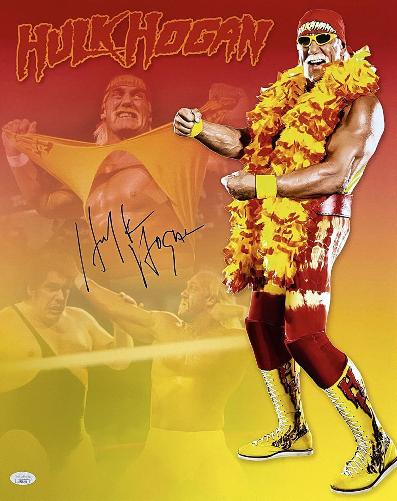 Hulk Hogan Signed WWE 16x20 Photo (JSA)