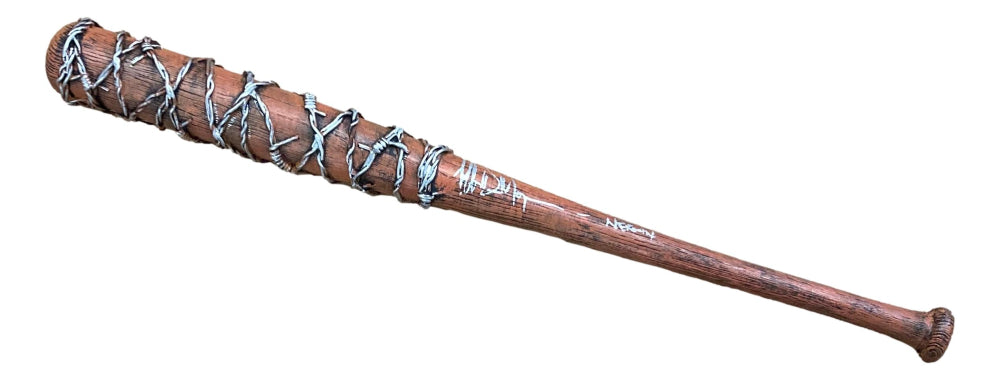 Jeffrey Dean Morgan Signed (JSA) Replica Lucille Bat Inscribed "Negan" -  JSA Witnessed