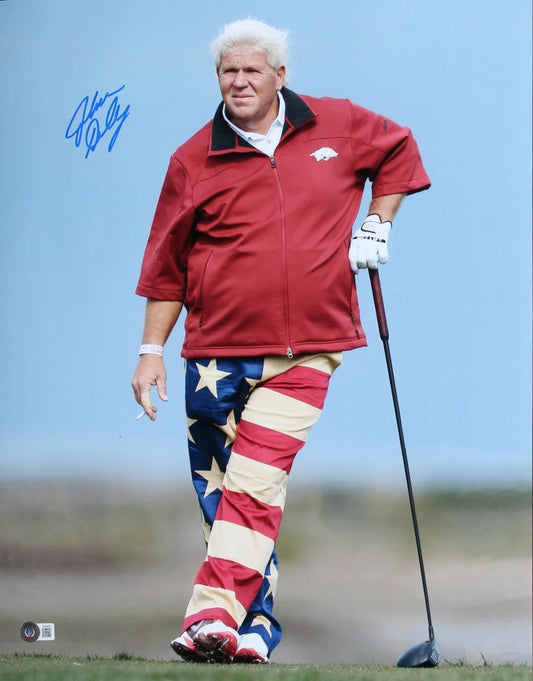John Daly Signed 16x20 Photo (Beckett) Beckett Witnessed