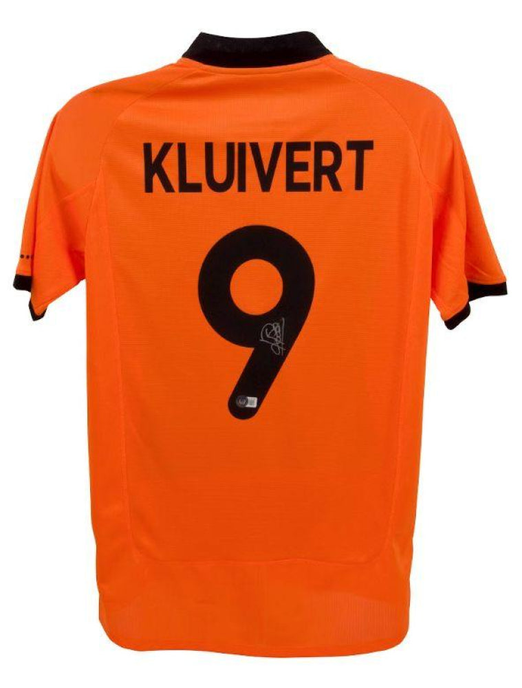 Patrick Kluivert Signed (Beckett) Holland National Team Jersey - Nike