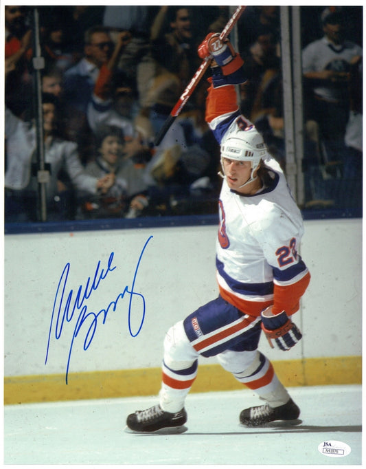 Mike Bossy Signed Islanders 11x14 Photo (JSA)