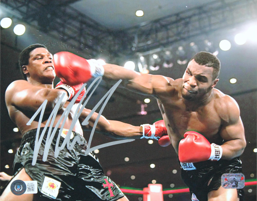 Mike Tyson Signed 8x10 Photo (Beckett & Tyson)