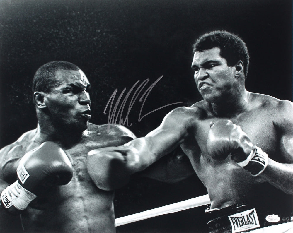 Mike Tyson Signed 16x20 Photo (JSA) JSA Witnessed