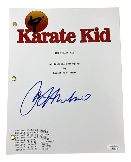 Ralph Macchio Signed "The Karate Kid" Movie Script (JSA)