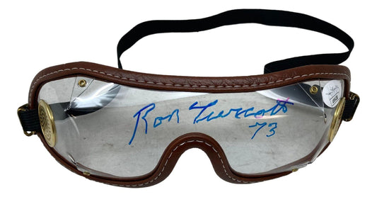 Ron Turcotte Signed Jockey Goggles Inscribed "73" (JSA)