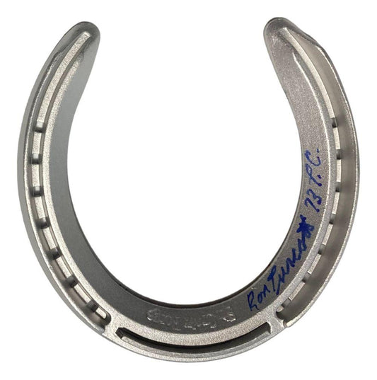 Ron Turcotte Signed (JSA) Horse Shoe Inscribed "TC 73" - Rider of Secretariat