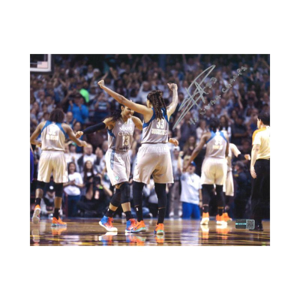 Seimone Augustus Signed (Steiner) Lynx 8x10 Photo Inscribed "4x WNBA Champs" - (CX by Steiner)