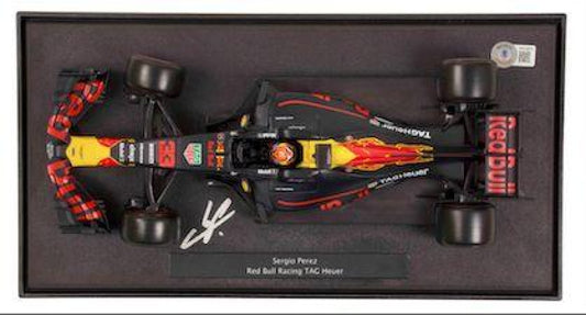 Sergio Perez Signed Red Bull 1:18 Scale Diecast Car (Beckett)