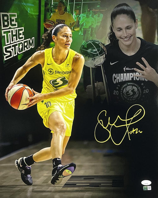 Sue Bird Signed Storm 16x20 Photo (JSA & Steiner)