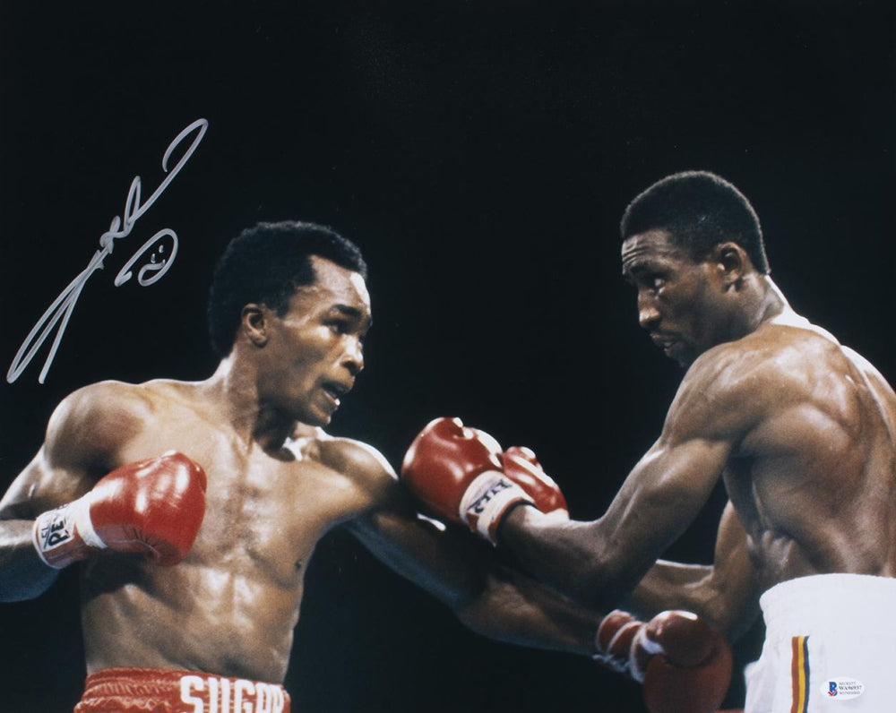 Sugar Ray Leonard Signed 16x20 Photo (Beckett)