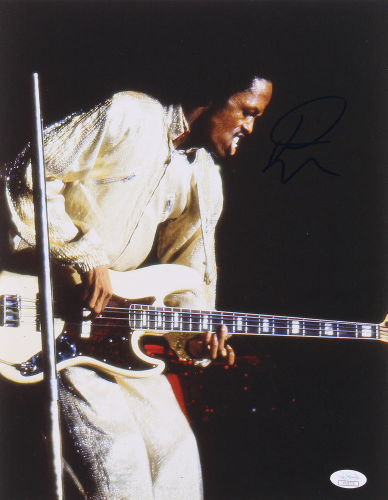 Verdine White Signed 11x14 Photo (JSA) Earth, Wind & Fire